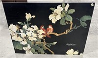 Large Becky L. Barnett 1964-2023 Flower Painting o