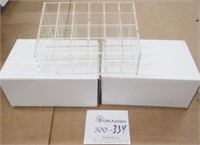 2 New 24 Opening Show Piece/Storage Cases 6" x 4"