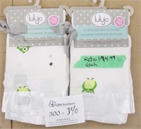 2 New Pks Lulujo Security Blankets 4 Total