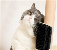 Wall Mounted Cat Self Groomer w/Massage Brush