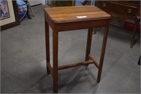 Antique Wood Side Table 12x18