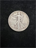 1937 D Walking Liberty Half Dollar