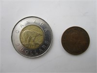 1 Cent canadien Georges V de 1928, bonne