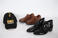Men's Dress Shoes 11.5D & 13, Romco Caps