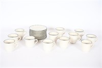 Newcor Stoneware Japan Teacups & Saucers