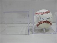 Hank Aaron Signed Autograph Baseball No COA