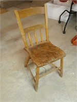 Early Plank Seat Chair