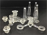 7 Glass Centerpiece & Other Candle Holders