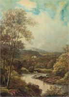 Antique Landscape Painting, George Reeves.
