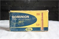 Dominion 303 British 215gr KKSP Bullets. Only 19 .
