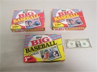 3 Boxes of 1988 Topps Big Baseball 2nd & 3rd