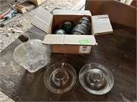 Glass Insulators, Glass Chicken Waterer Bases