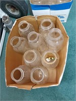 Box of 9 half gallon canning jars