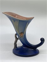 Vintage Roseville Pottery Foxglove Cornucopia Vase