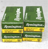 (100) Rnds .22 Short, Remington