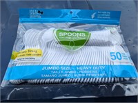 $5 Heavy Duty 50 Pk Assorted SPOONS ONLY $2.00
