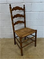 Rush Seat Ladderback Side Chair