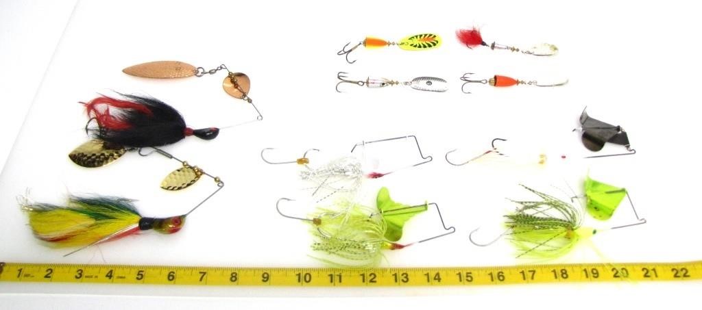 ASSORTED SPINNER & BUZ BAITS