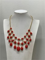 REVERSIBLE BIB STYLE NECKLACE