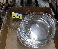 GLASS PIE PLATES OR  CASSEROLE DISHES
