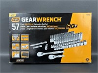 GEARWRENCH 57Pc. SAE/Metric Mechanics Tool Set NEW