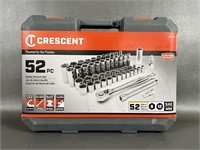 Crescent 52pc 3/8 inch Drive Socket Wrench Set NEW