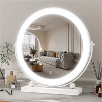 ROLOVE 13 Inch Vanity Mirror with Lights, Round M