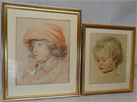 Peter Paul Rubens Lithographs of Son Nicolaas