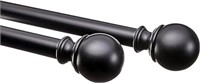 Basics 2.5cm Curtain Rod with Round Finials -