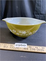 Green Pyrex Springblossom Princess Bowl