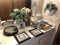 Bathroom Decor/Vanity/Wall/Floral/Mirrors