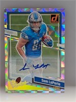 2023 Donruss The Rookies Sam Laporta Auto /299