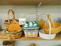 (6) Longaberger Baskets