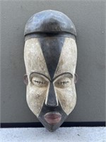 African Wood Carved Tribal Mask