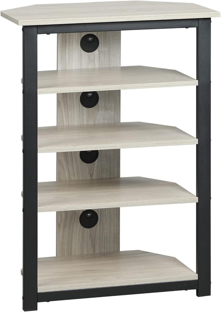 HOMCOM TV Stand  AV Media Stand  Corner Audio Towe