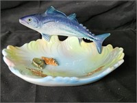 Vintage Ceramic Ocean Themed Soap Dish