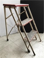 Vintage industrial style step stool