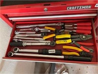Craftsman wood chisel set, torque wrenches,
