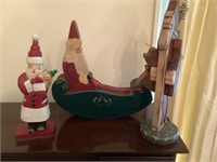 Wooden Santa Claus Decorations