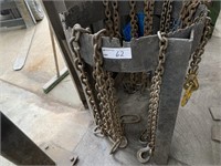 4 HDS Lifting Chains & Stand