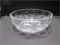 Vintage Pyrex Clear Teardrop Pattern Bowls x 2