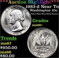 ***Auction Highlight*** 1983-d Washington Quarter