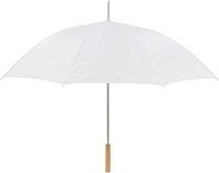 (2) 48-Inch Solid White Umbrella