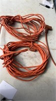 25 & 50 ft Extension cords with adaptors, needs