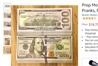 Prop Money, (80) New 100 Dollar Bill