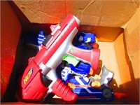 Box of Various Nerf Guns