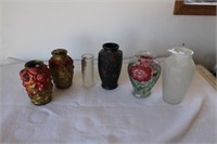 Goofus Glass vases