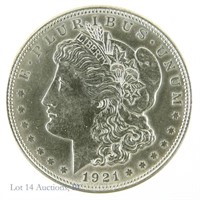 1921 Silver Morgan Dollar (CH BU)