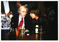 WARHOL & JAGGER, Richard Aaron Photo