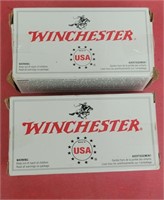 2 BOXES WINCHESTER .38 SPECIAL CARTRIDGES